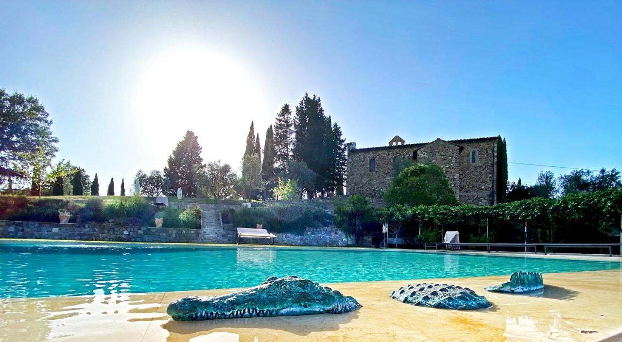 Villa Rignana Chianti Estate, Pool, Tennis,Cook Greve in Chianti Eksteriør bilde