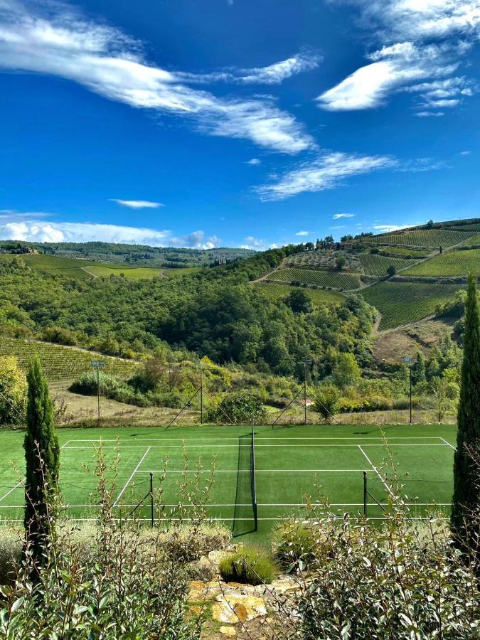 Villa Rignana Chianti Estate, Pool, Tennis,Cook Greve in Chianti Eksteriør bilde