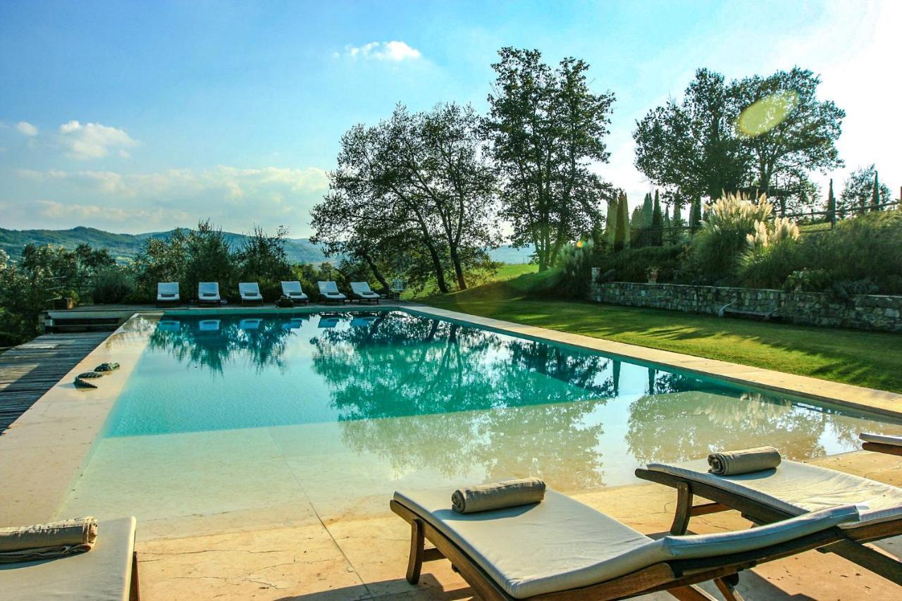 Villa Rignana Chianti Estate, Pool, Tennis,Cook Greve in Chianti Eksteriør bilde