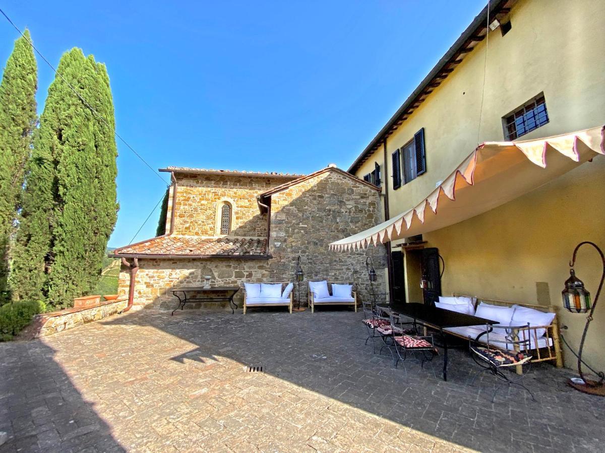 Villa Rignana Chianti Estate, Pool, Tennis,Cook Greve in Chianti Eksteriør bilde