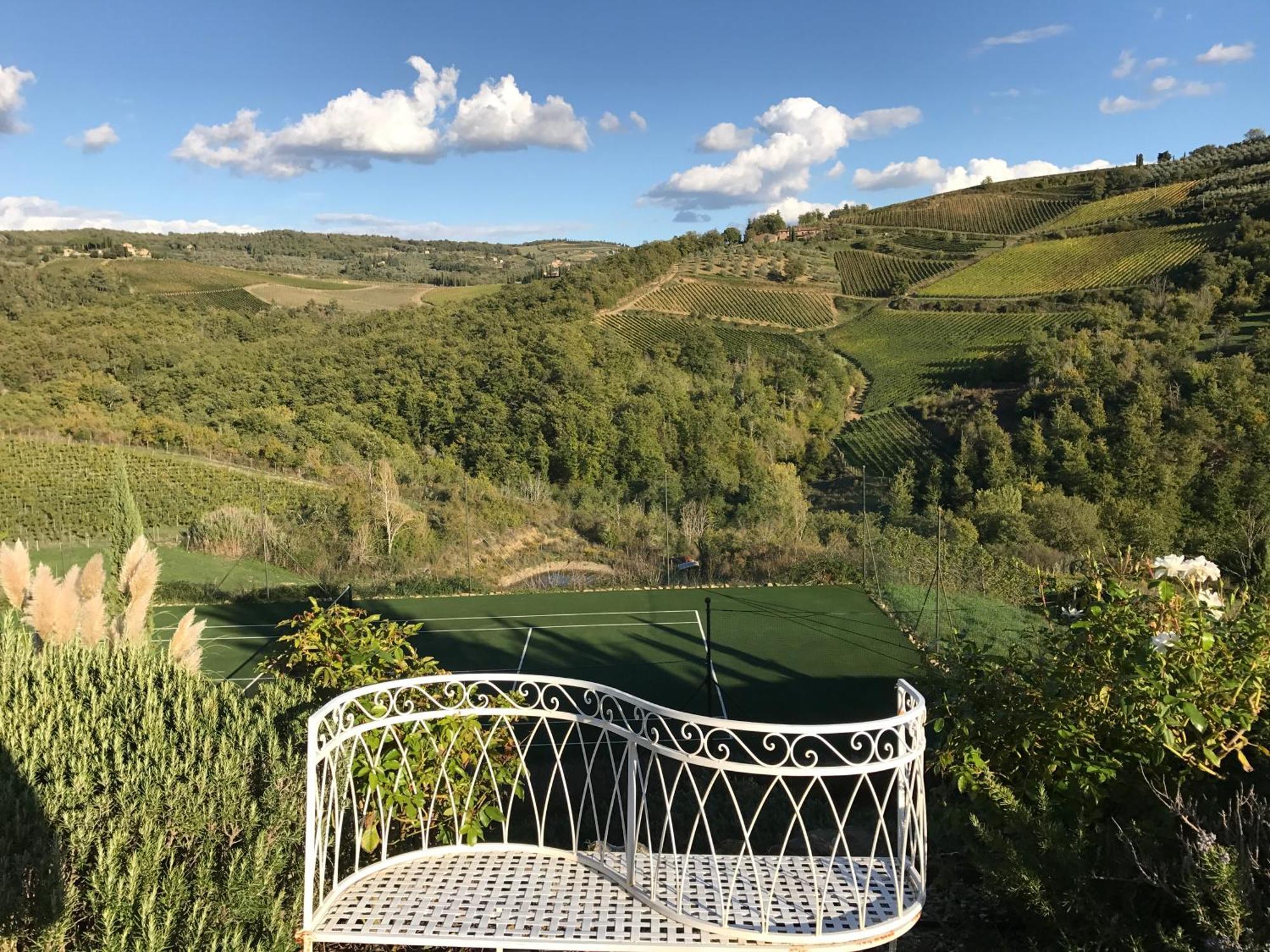 Villa Rignana Chianti Estate, Pool, Tennis,Cook Greve in Chianti Eksteriør bilde