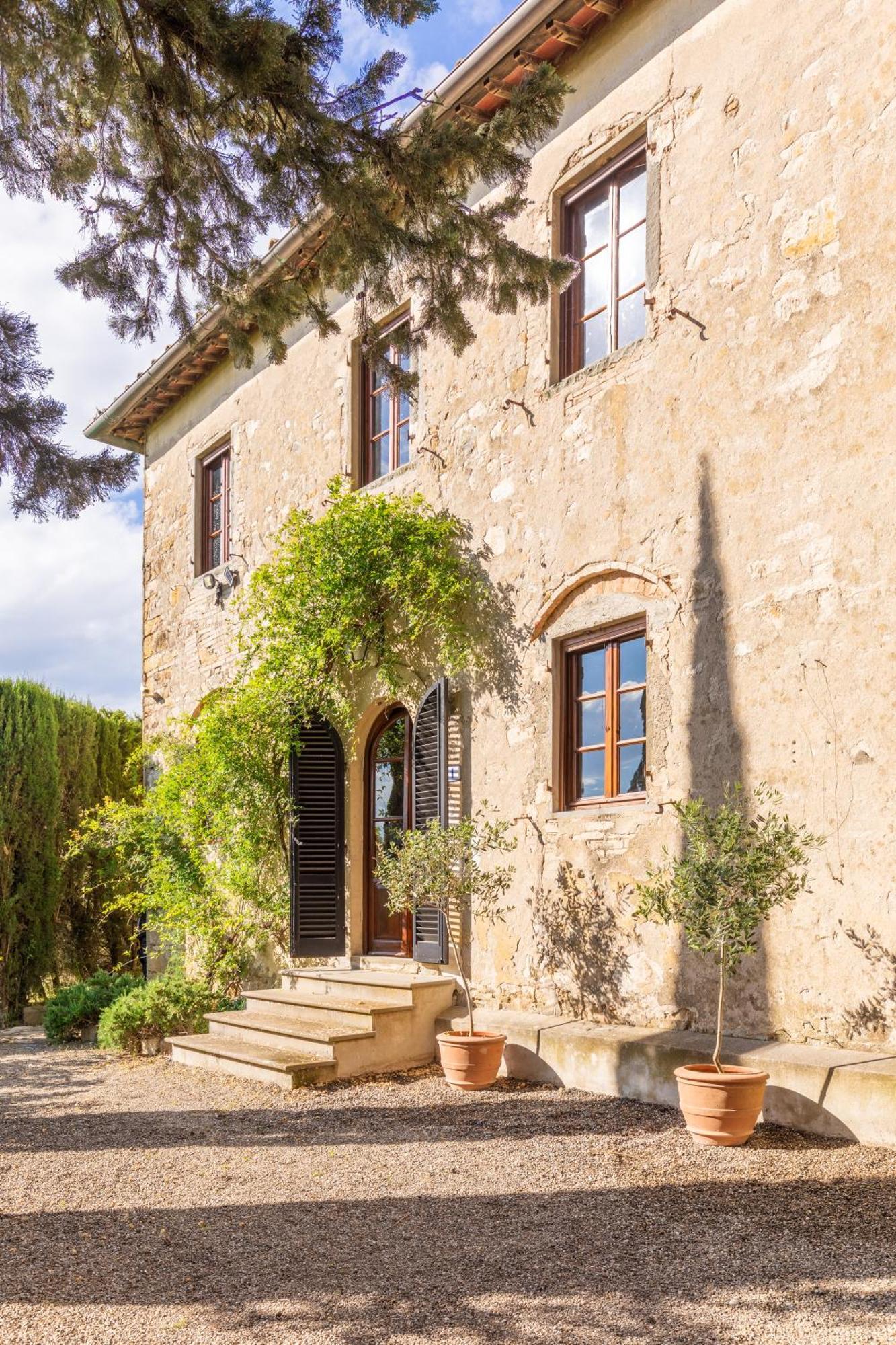 Villa Rignana Chianti Estate, Pool, Tennis,Cook Greve in Chianti Eksteriør bilde
