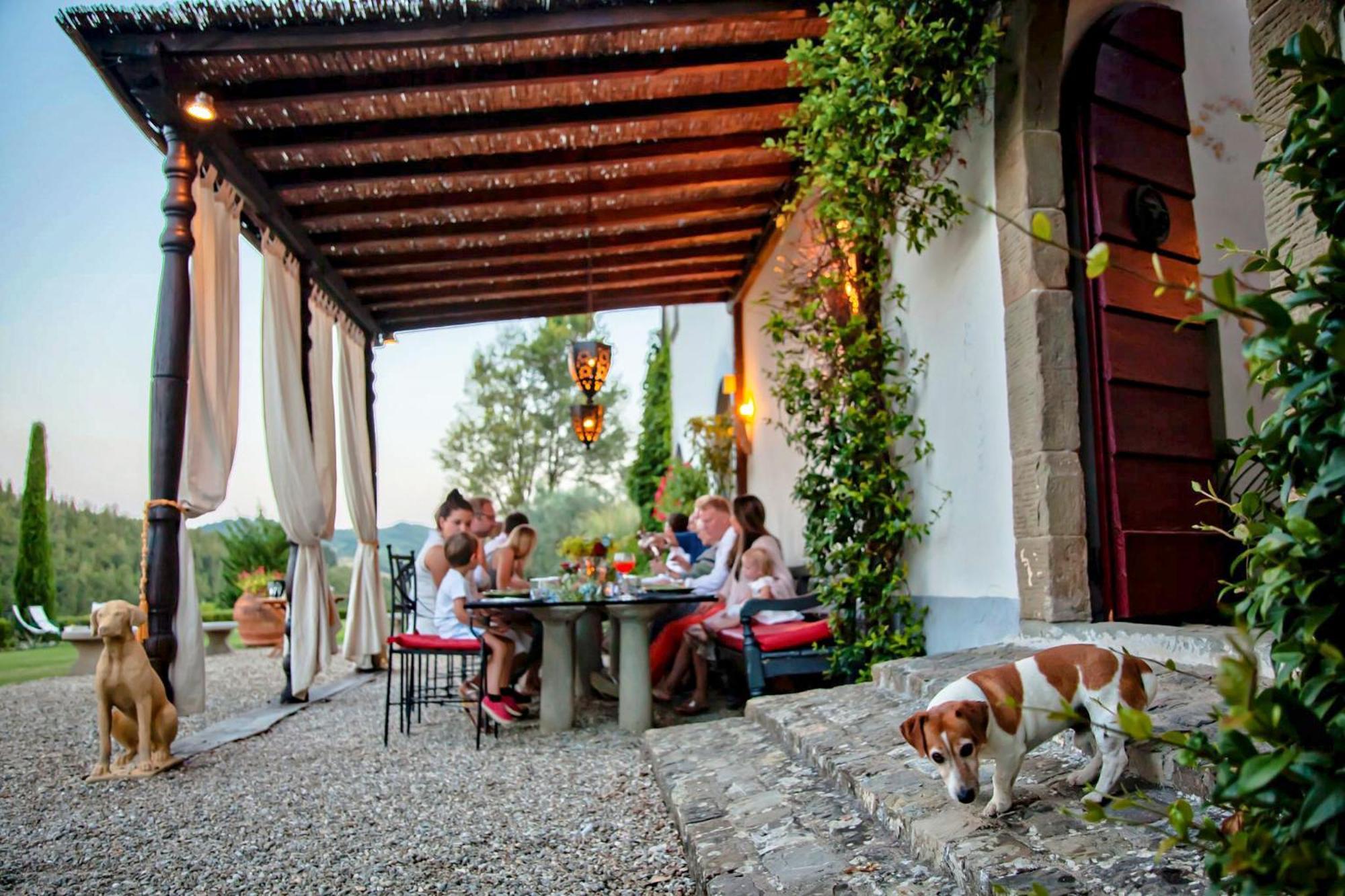 Villa Rignana Chianti Estate, Pool, Tennis,Cook Greve in Chianti Eksteriør bilde